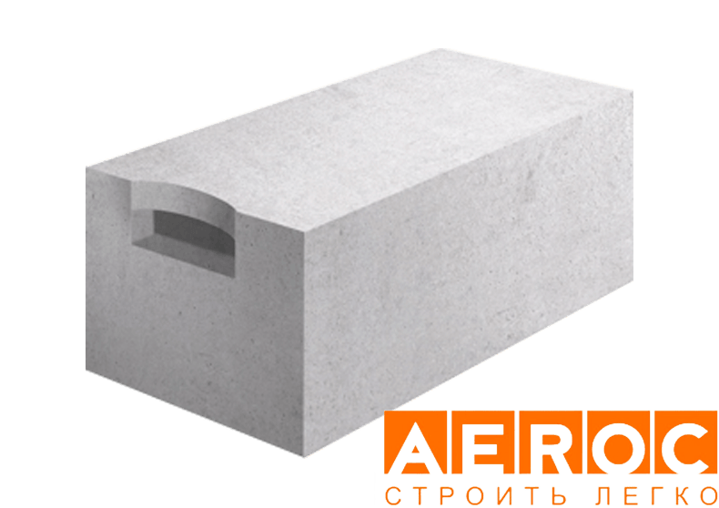 Газобетон Aeroc D400 625х150х250 мм