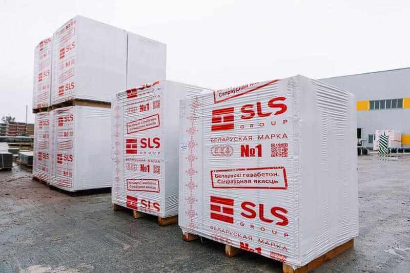 Газобетон Белорусский SLS D500 ровные грани 625х250х250 мм фото 1