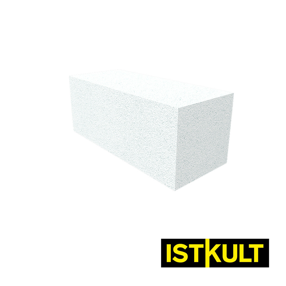 Газобетонный блок ISTKULT D500 B3,5 625х200х250 мм