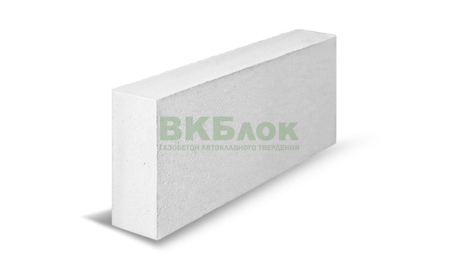 Газобетон ВКБлок D400 625х120х250 мм
